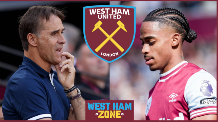Julen Lopetegui, Crysencio Summerville, West Ham United