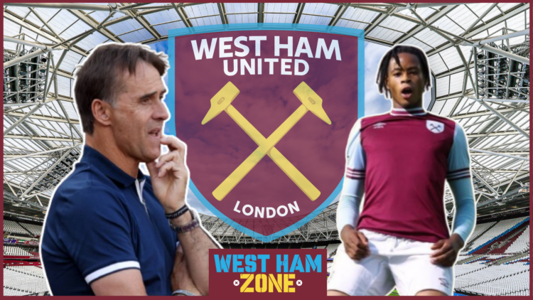 Julen Lopetegui, Josh Ajala, West Ham badge