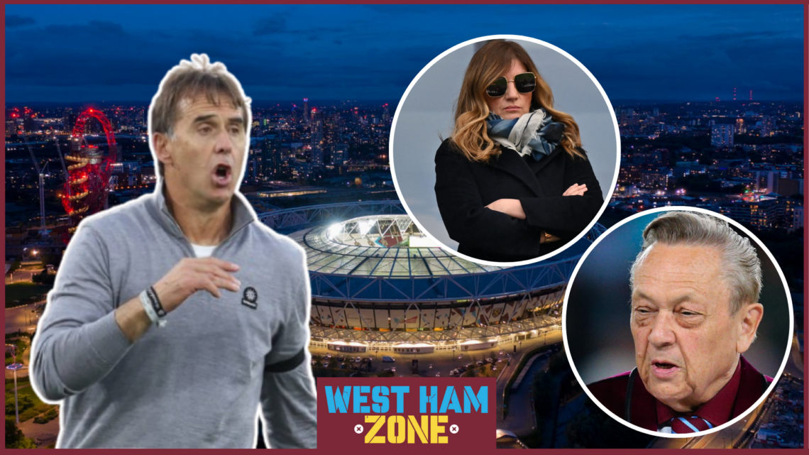 Julen Lopetegui, Karren Brady, David Sullivan, West Ham