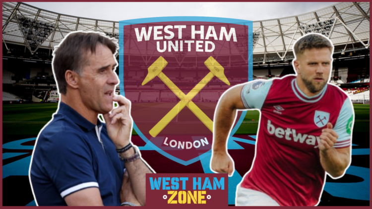 Julen Lopetegui, Niclas Fullkrug, West Ham badge