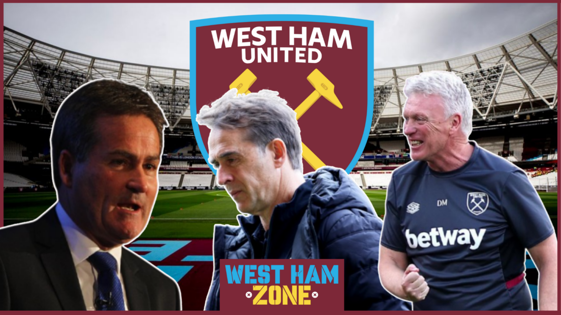 West Ham United Richard Keys Julen Lopetegui David Moyes