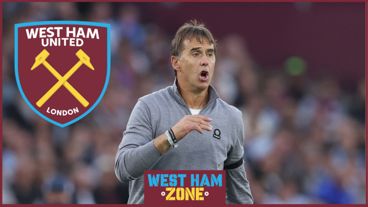 Julen Lopetegui, West Ham United badge