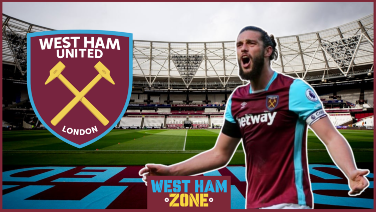 Andy Carroll, West Ham badge