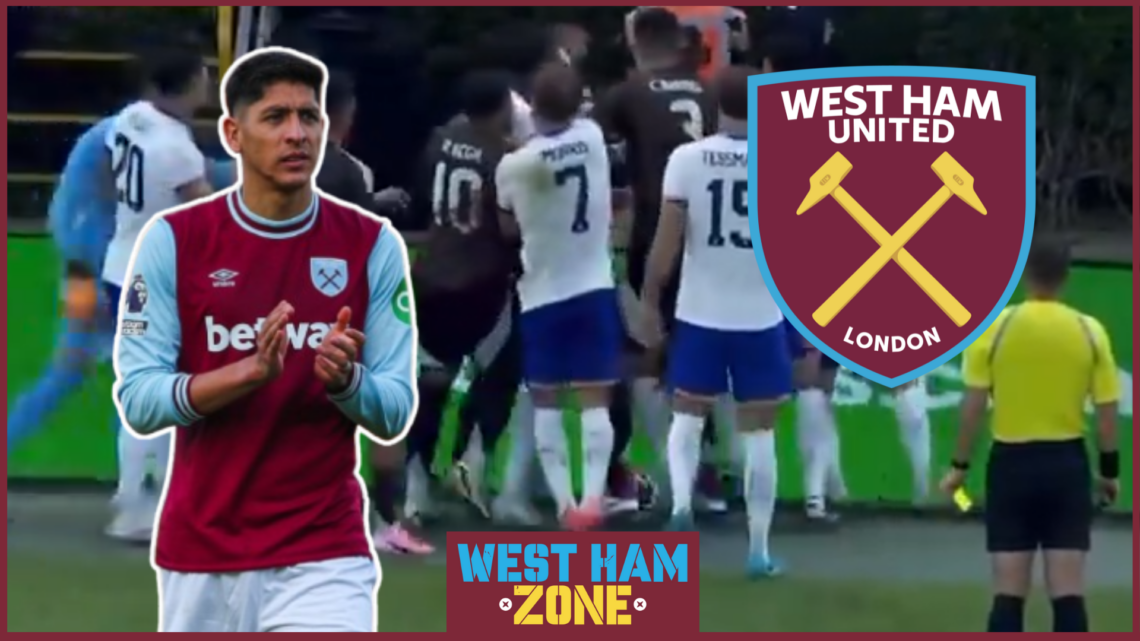 Edson Alvarez, West Ham badge, Mexico