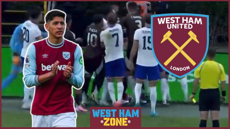 Edson Alvarez, West Ham badge, Mexico