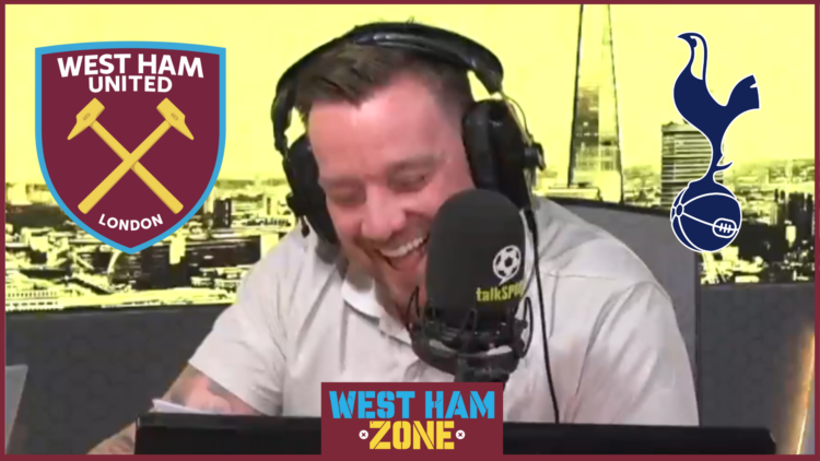 Jamie O'Hara, West Ham badge, Tottenham badge