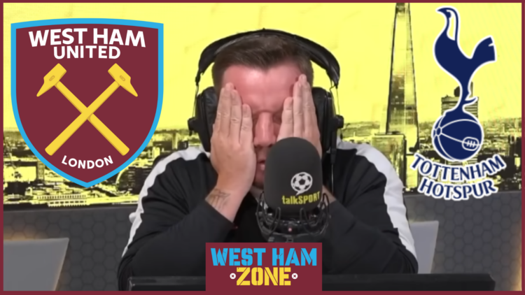 Jamie O'Hara, West Ham United badge, Tottenham badge