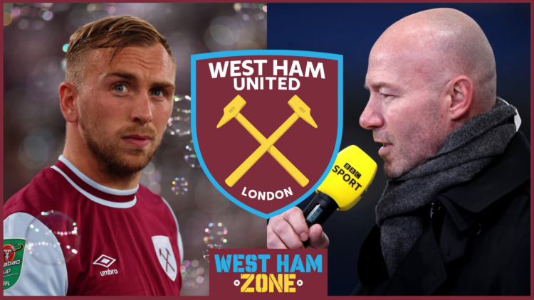 Jarrod Bowen Alan Shearer West Ham