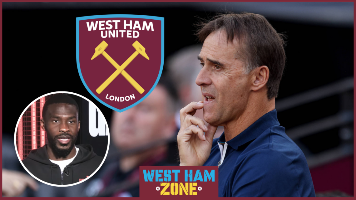 Julen Lopetegui, Fikayo Tomori, West Ham badge