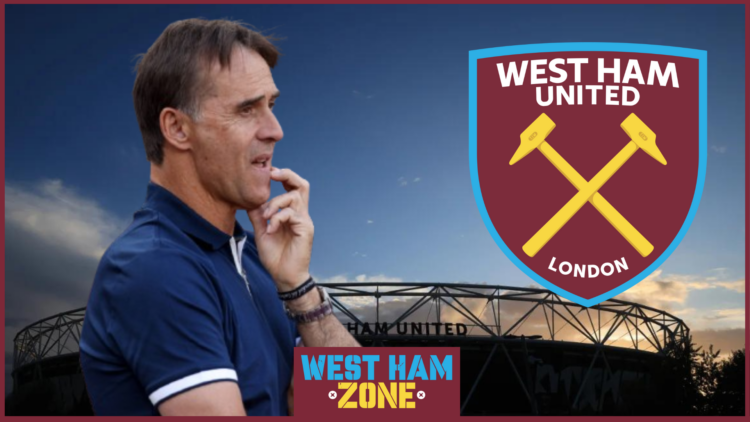 Julen Lopetegui, West Ham United badge