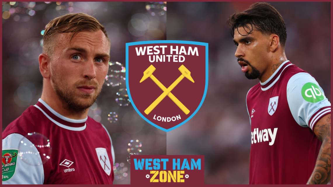 Jarrod Bowen West Ham United Lucas Paqueta