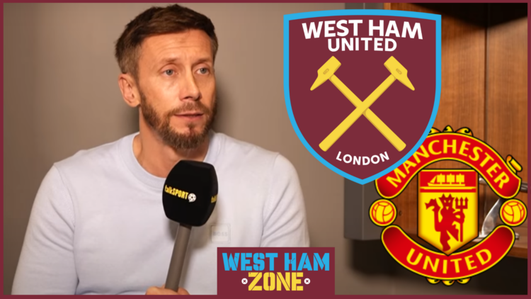 Sam Matterface, West Ham United badge, Manchester United badge