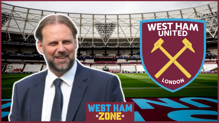 Tim Steidten, West Ham badge