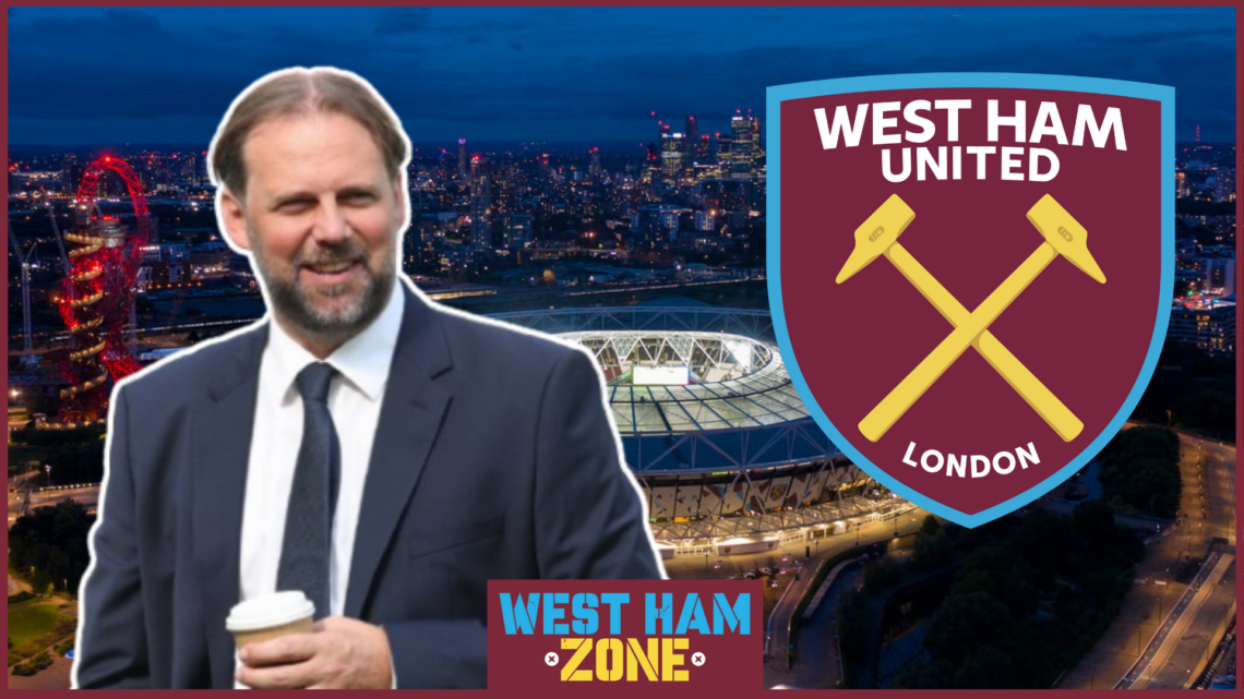 Tim Steidten, West Ham badge