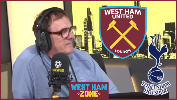 Tony Cascarino, West Ham United badge, Tottenham badge