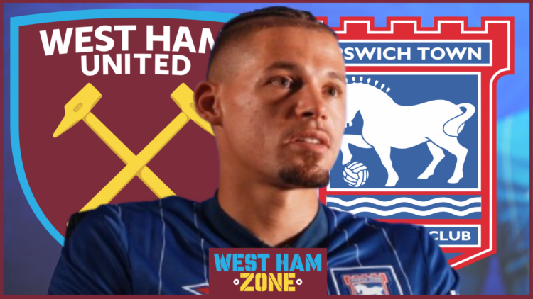 West Ham badge, Ipswich Town badge, Kalvin Phillips