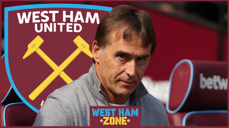 West Ham badge, Julen Lopetegui