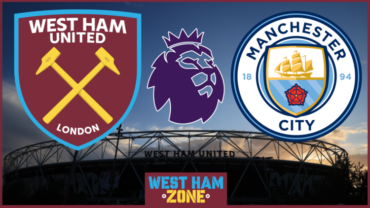 West Ham Man City Premier League