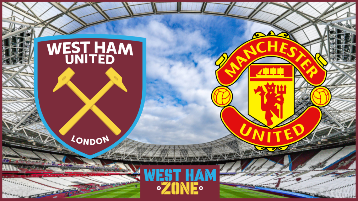 West Ham badge, Manchester United badge, London Stadium