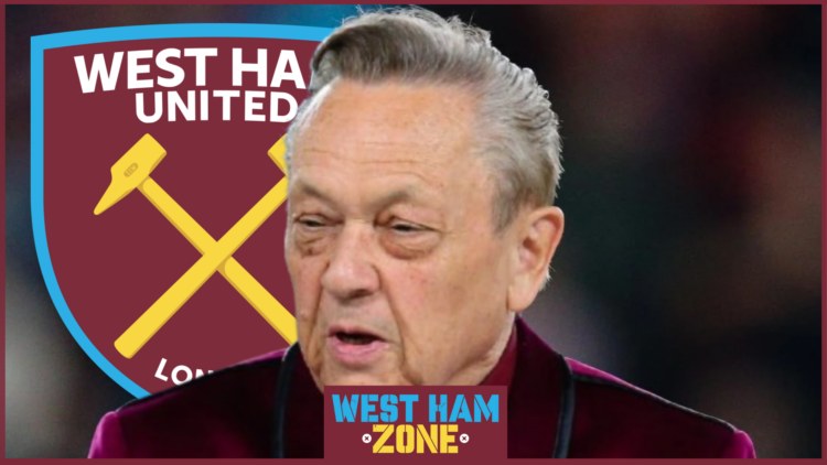 West Ham badge, David Sullivan