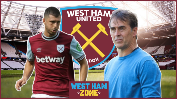 West Ham United Guido Rodriguez Julen Lopetegui