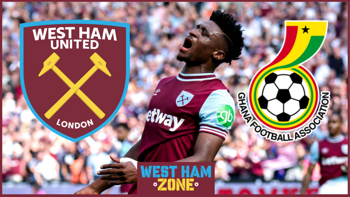 Mohammed Kudus West Ham Ghana badges