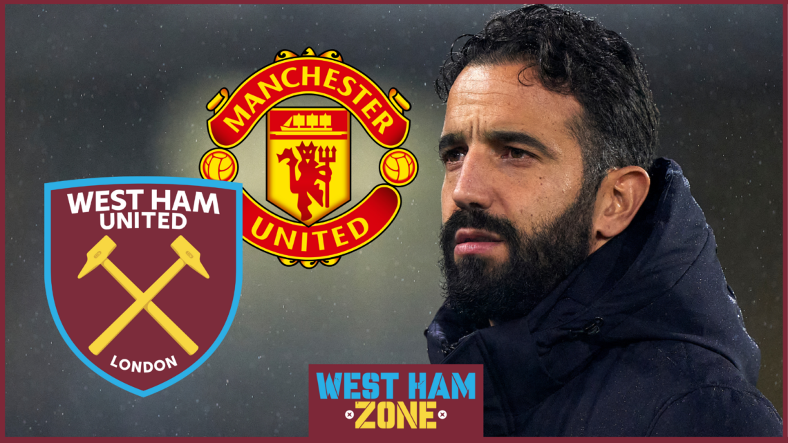 Ruben Amorim West Ham Manchester United badges
