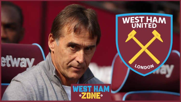 West Ham United badge, Julen Lopetegui