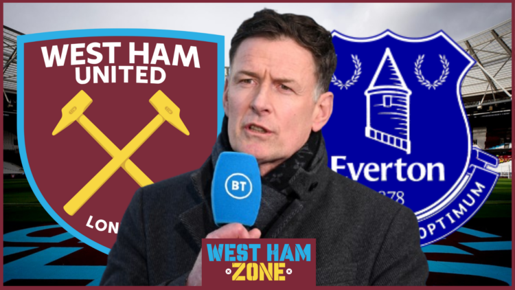 Chris Sutton, West Ham United badge, Everton badge