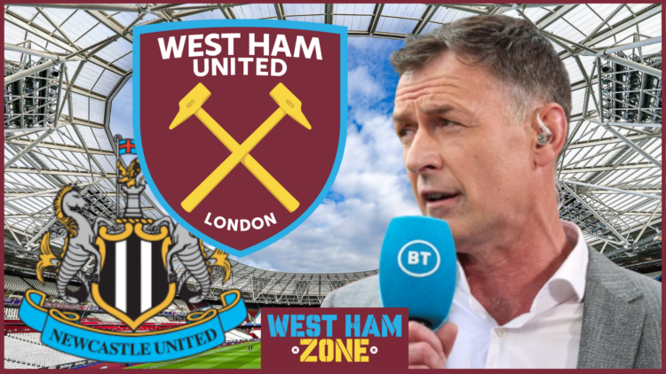 Chris Sutton, West Ham United badge, Newcastle United badge