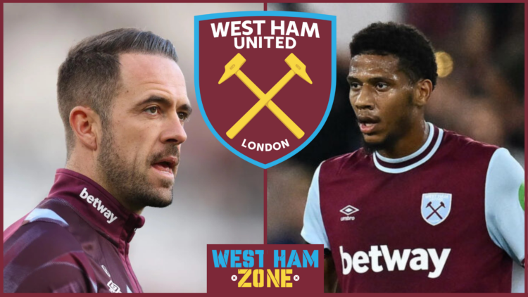Danny Ings, Jean-Clair Todibo, West Ham United badge