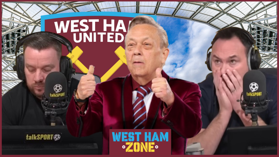 David Sullivan, Jamie O'Hara, Jason Cundy, West Ham badge
