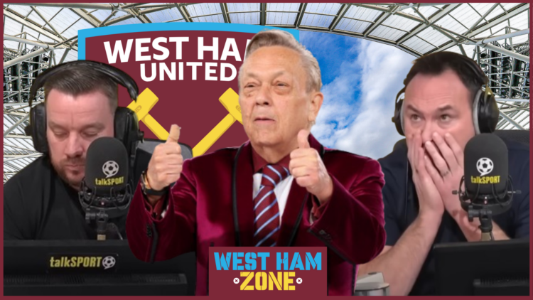 David Sullivan, Jamie O'Hara, Jason Cundy, West Ham badge