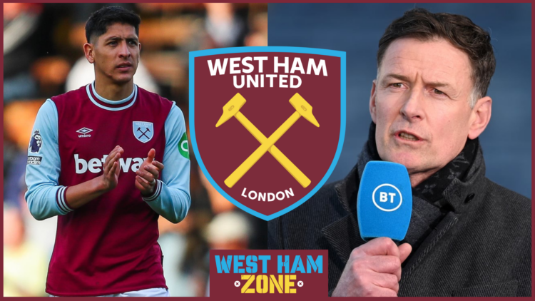 Edson Alvarez Chris Sutton West Ham