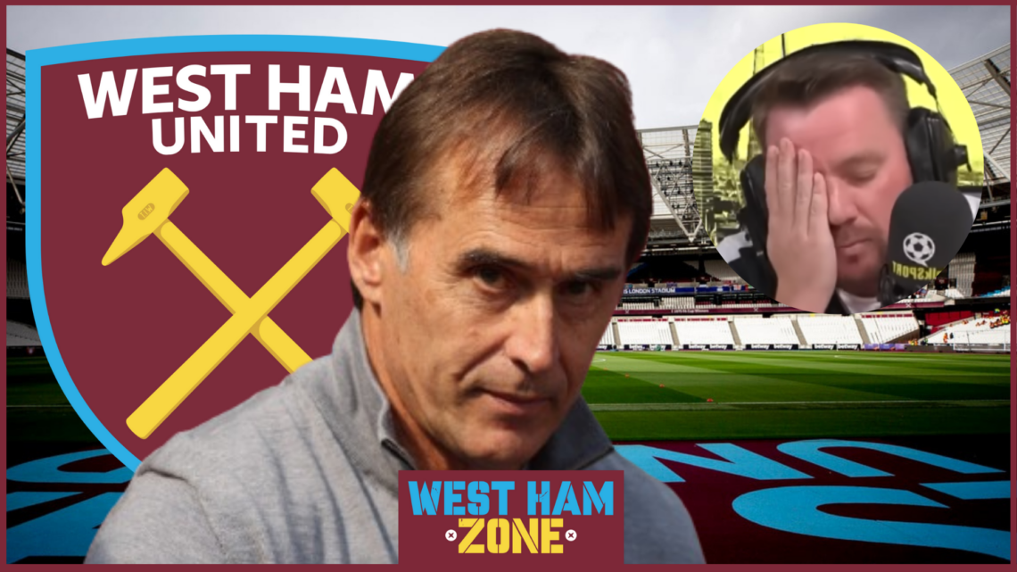 Julen Lopetegui, Jamie O'Hara, West Ham United badge