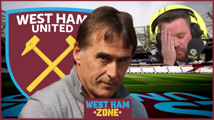 Julen Lopetegui, Jamie O'Hara, West Ham United badge