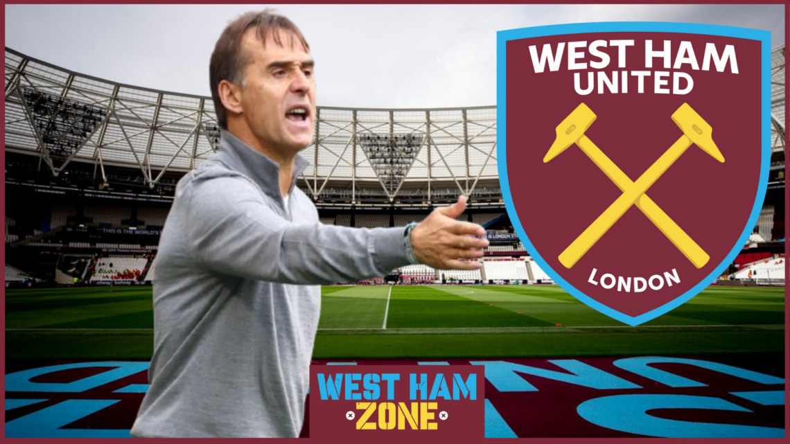Julen Lopetegui, West Ham United badge