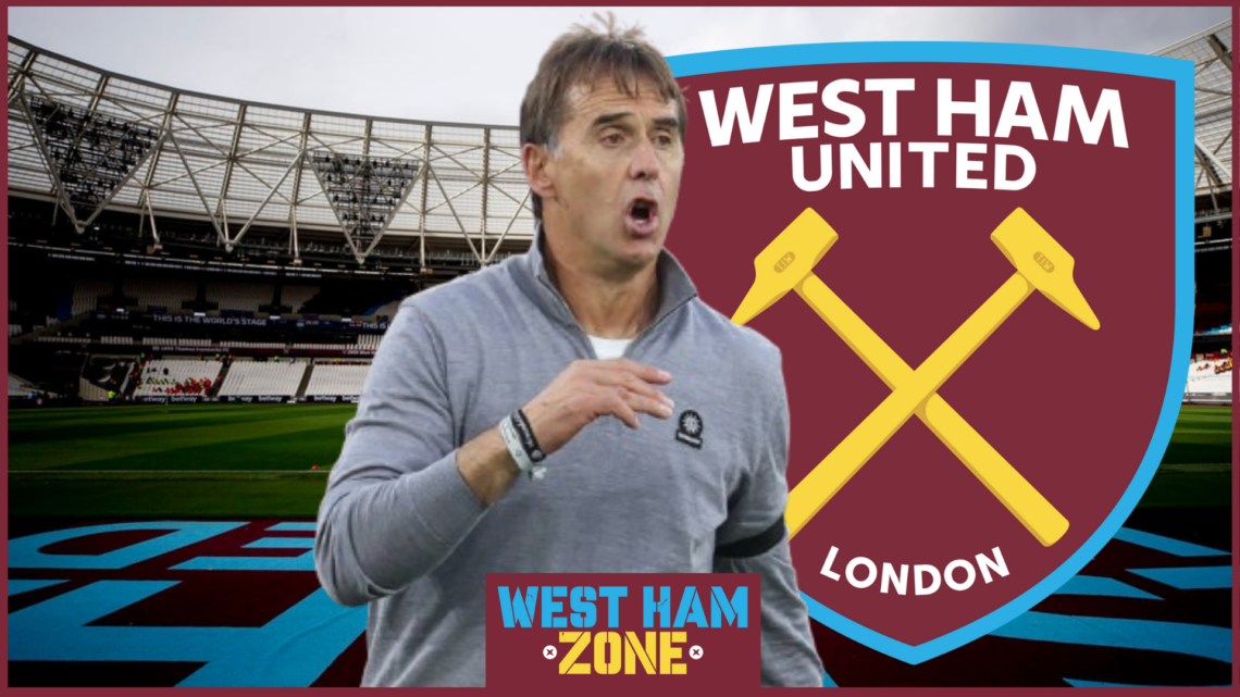 Julen Lopetegui, West Ham United badge