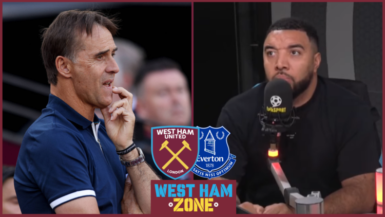 Troy Deeney, Julen Lopetegui, West Ham badge, Everton badge