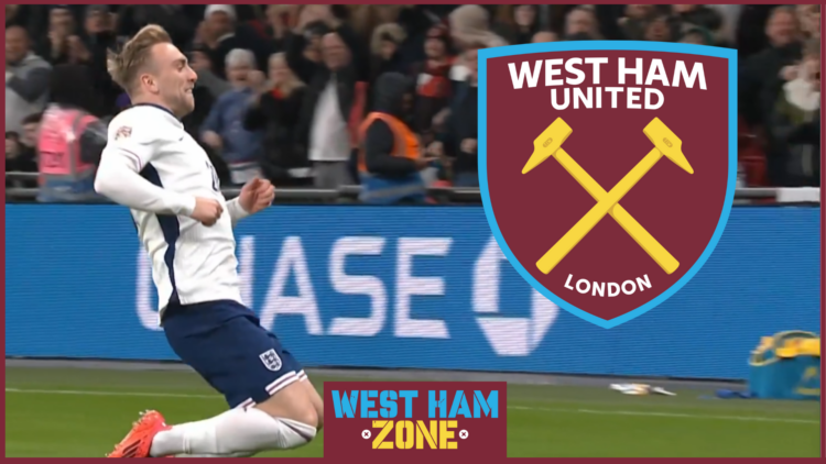 West Ham badge, Jarrod Bowen