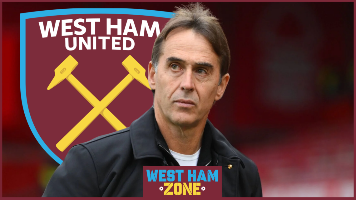 West Ham badge, Julen Lopetegui