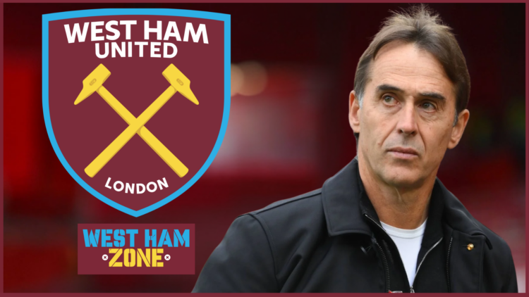 West Ham badge, Julen Lopetegui