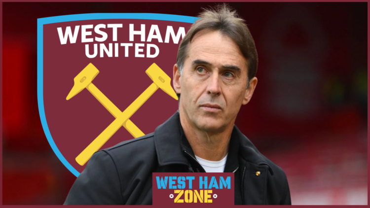 West Ham badge, Julen Lopetegui