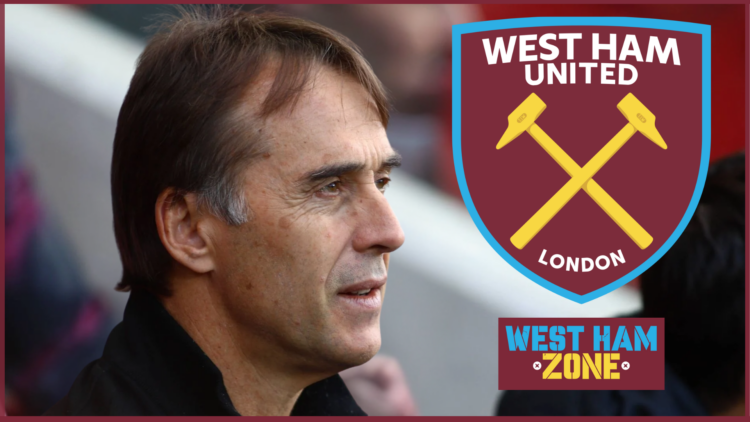 West Ham badge, Julen Lopetegui
