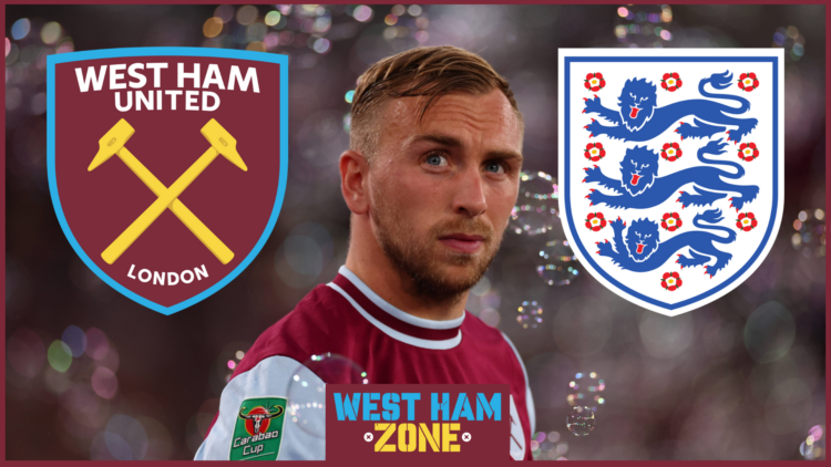 Jarrod Bowen West Ham England badges