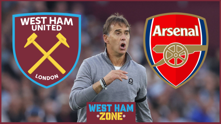 Julen Lopetegui West Ham Arsenal badges