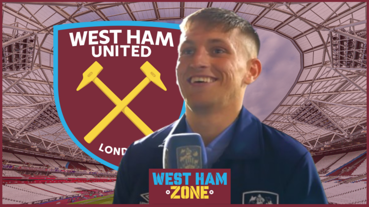 Callum Marshall, West Ham badge