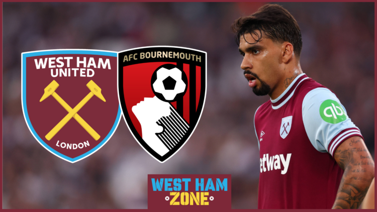 Lucas Paqueta West Ham Bournemouth badges