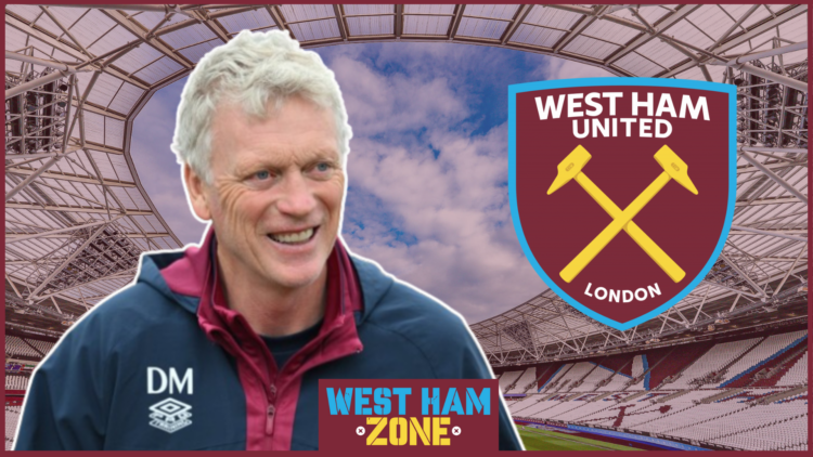 David Moyes, West Ham badge, London Stadium