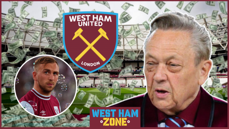 David Sullivan, Jarrod Bowen, West Ham badge